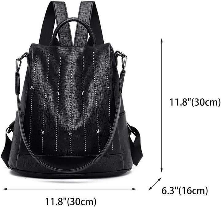 BUKESIYI Damen Tasche Rucksack Handtasche Frauen Backpack Klein Anti Diebstahl Schulrucksack Laptop