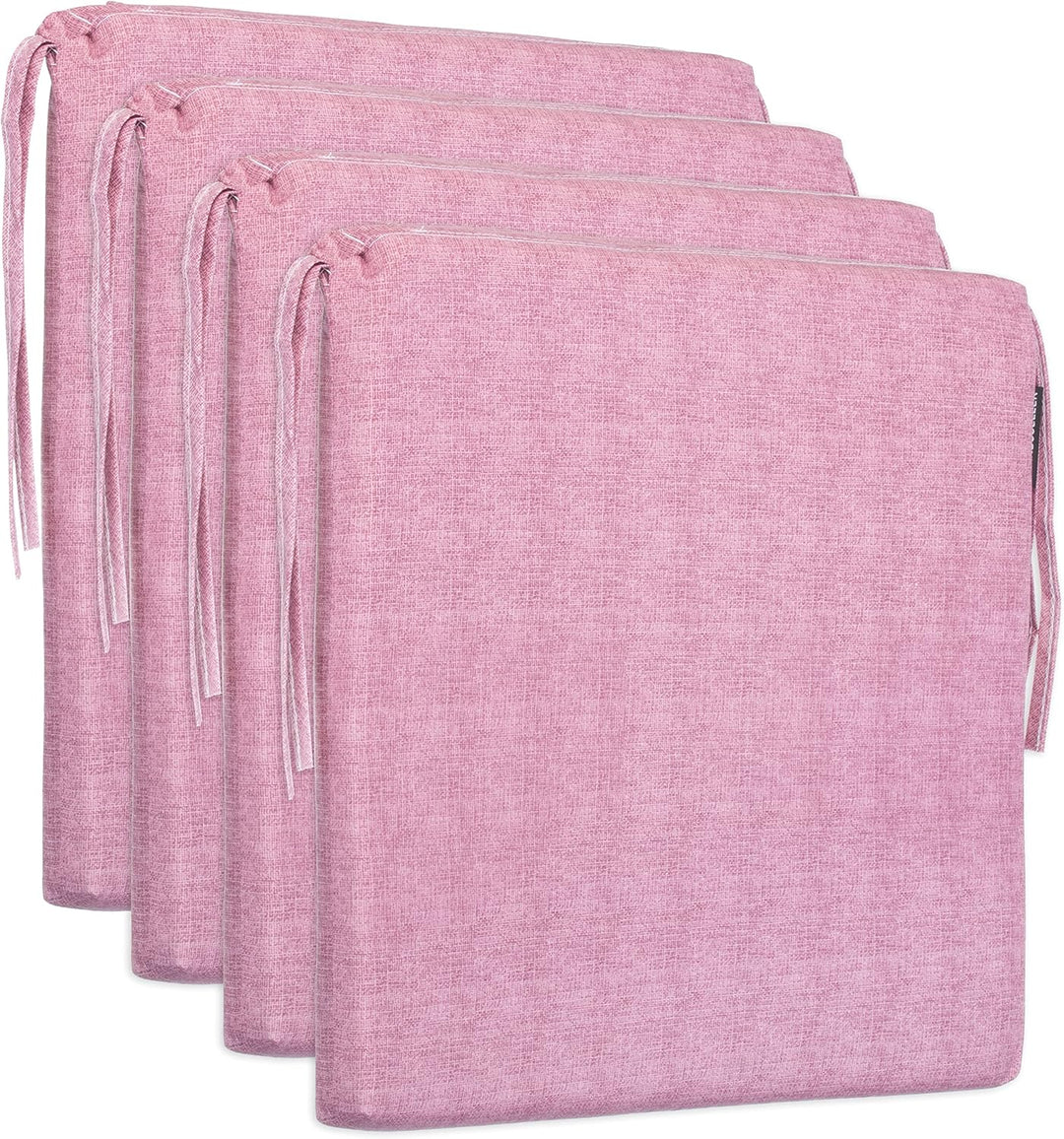 Brandsseller Sitzkissen Stuhlkissen Sitzauflage Stuhlauflage - Uni Farben mit 4 Kordelbändern für si