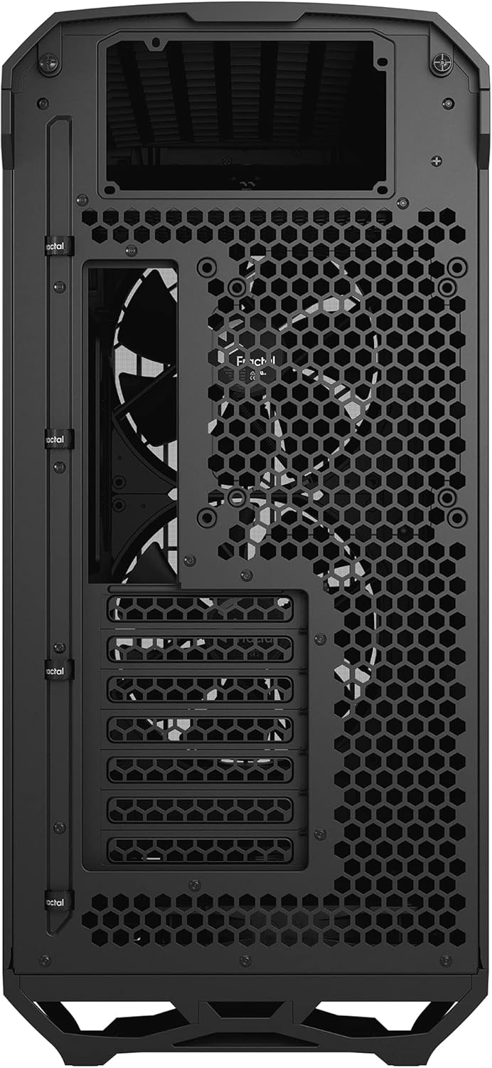 Fractal Design Torrent Black - Solid Side Panel - Open Grille for Maximum air Intake - Two 180mm PWM
