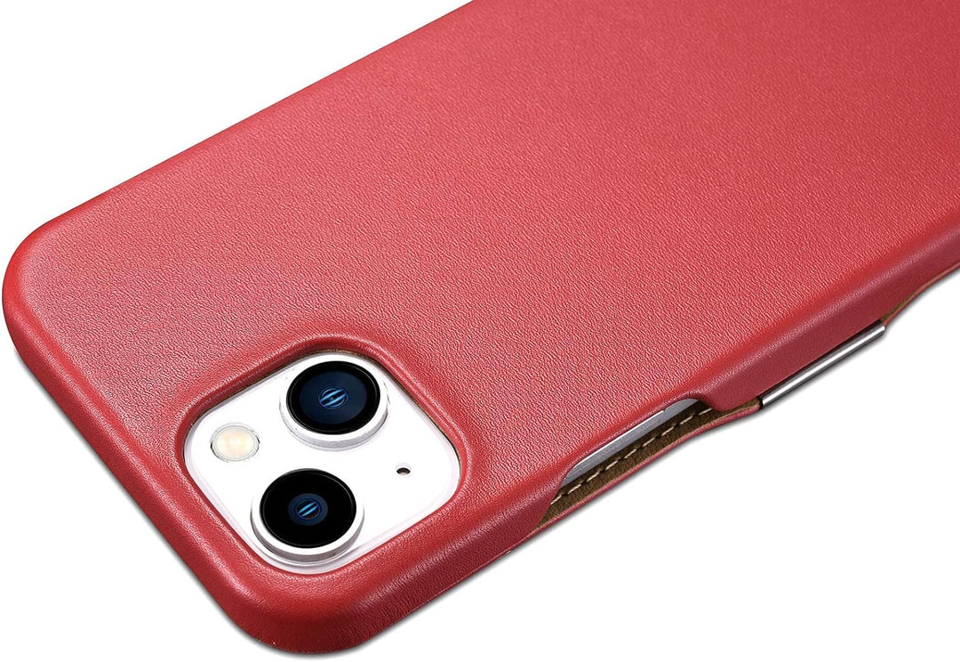 Mobiskin Hülle kompatibel mit Apple iPhone 13 Mini (5,4 Zoll), Handyhülle mit echtem Leder, Case, Sc