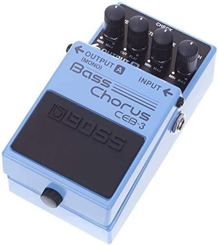 BOSS CEB-3 Bass Chorus Pedal, Chorus-Kompaktpedal mit integriertem Crossover, CEB-3 Bass