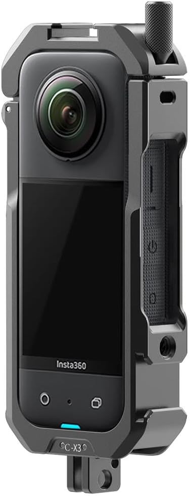 ULANZI 3197 Vlog Rig/Käfig für Insta360 X3 zum Schutz und Hinzufügen von Zubehör aus Aluminiumlegier