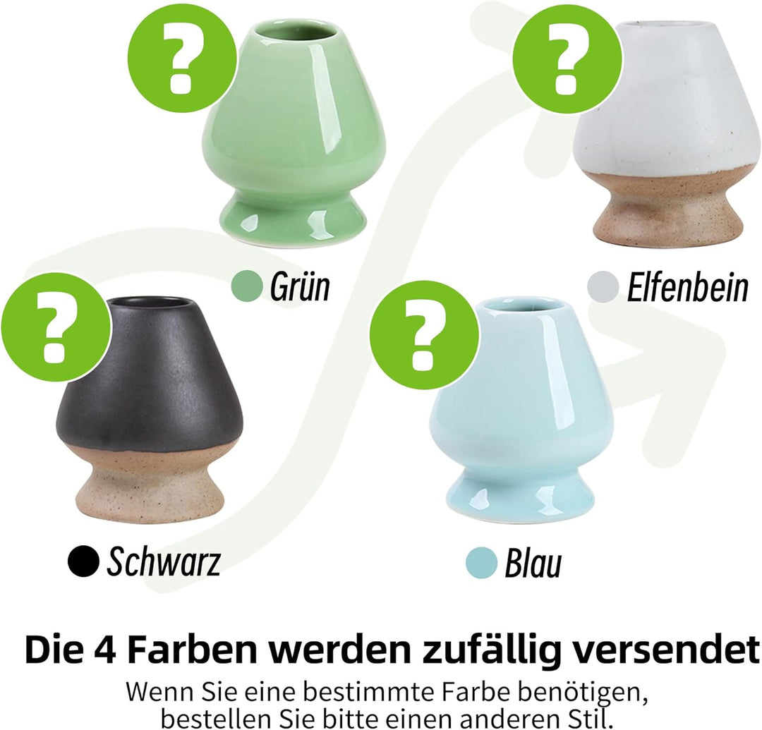 TEANAGOO Matcha Set| MatchaBesen| matcha zubehör| Matcha Whisk, 4 Stück traditionelles Matcha-Besen-