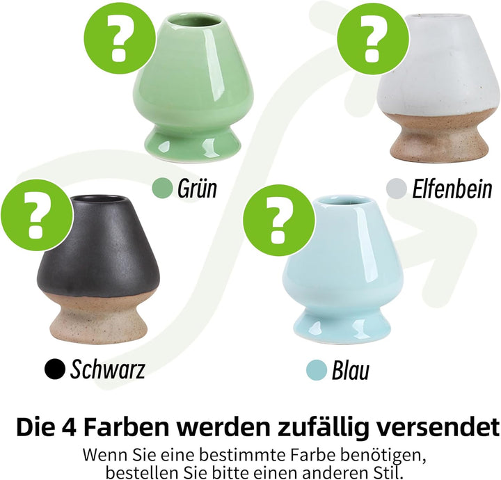 TEANAGOO Matcha Set| MatchaBesen| matcha zubehör| Matcha Whisk, 4 Stück traditionelles Matcha-Besen-