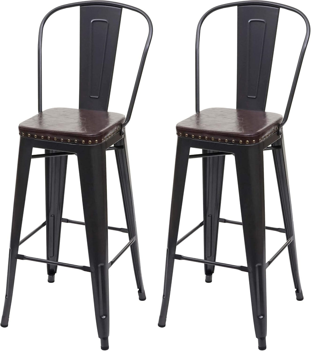 Mendler Bürostuhl HWC-F59, Schreibtischstuhl Drehstuhl Racing-Chair Gaming-Chair, Kunstleder - schwa