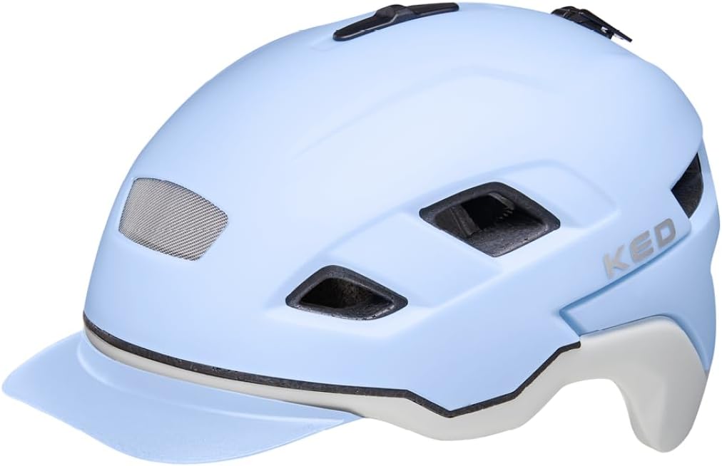 KED Berlin City Fahrrad Helm matt blau 2022 L (56-61cm), L (56-61cm)