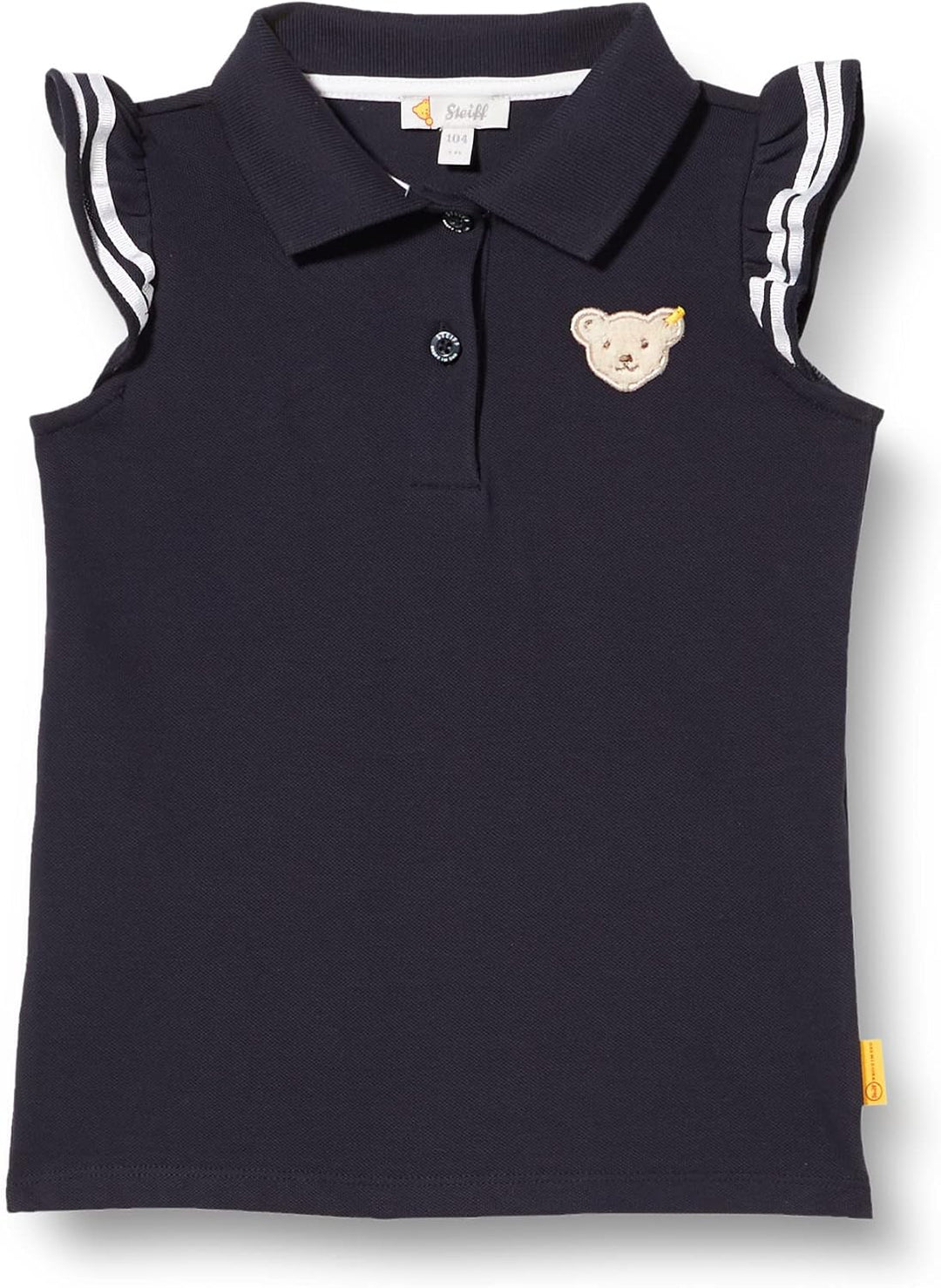 Steiff Mädchen Poloshirt Kurzarm Polohemd 80 Steiff Navy, 80 Steiff Navy