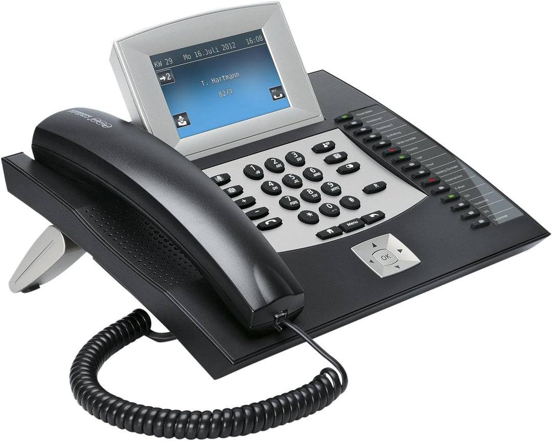 Auerswald COMfortel 2600 Telefon mit Anrufbeantworter und Freisprecheinrichtung (10,9 cm (4,3 Zoll)
