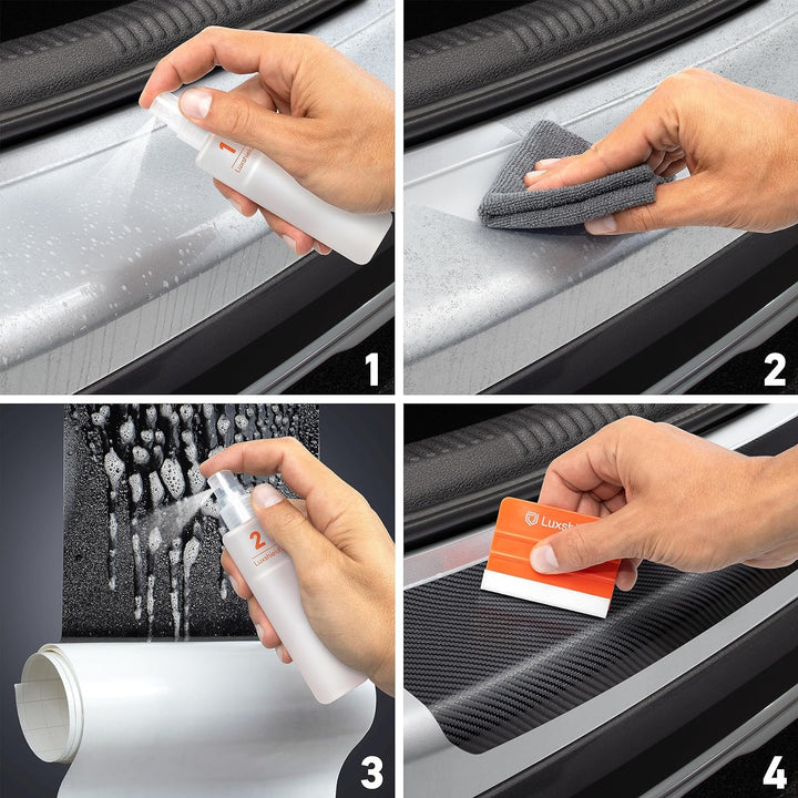 Luxshield Ladekantenschutz Folie für Lexus RX 4 (IV) L2 I 2015-2019 - Stossstangenschutz, Kratzschut