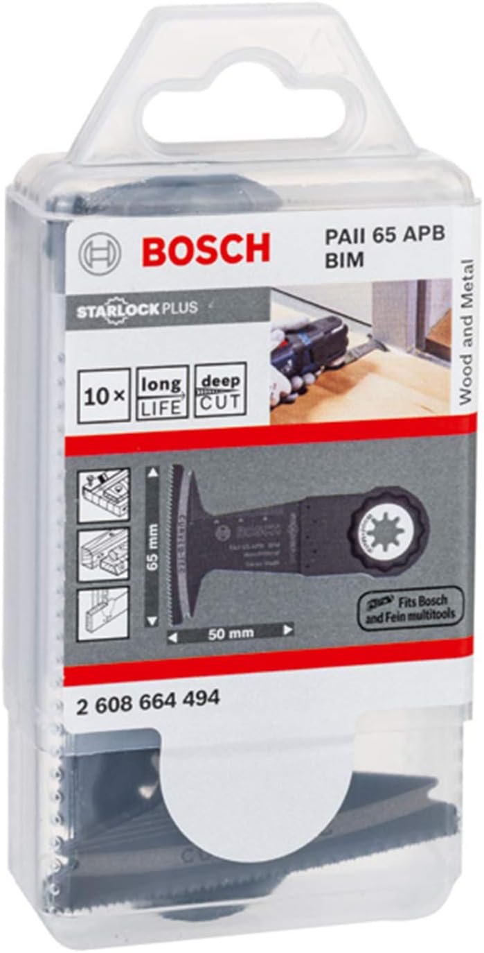 Bosch Professional TauchsägeblattHolz und Metall (10 Stück, für Multifunktionswerkzeuge Starlock) AI