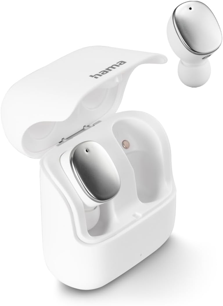 Hama Bluetooth Kopfhörer "Spirit Pure" (In Ear Kopfhörer mit Mikrofon, True Wireless Earbuds mit Lad