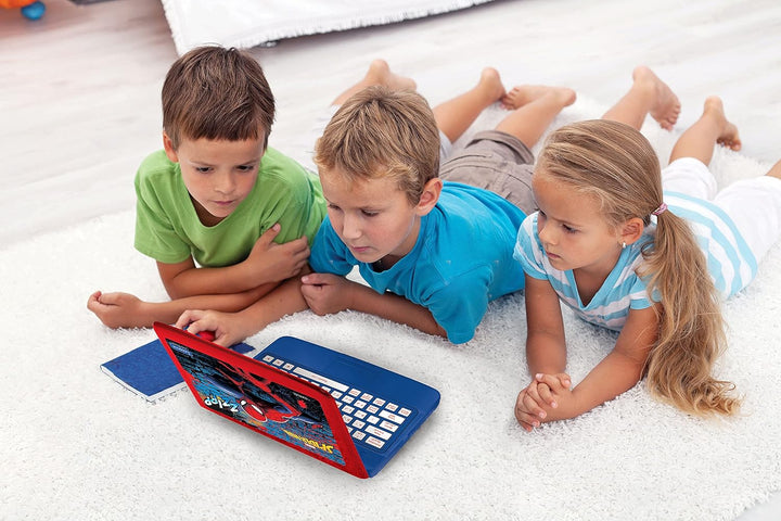 LEXIBOOK JC598SPi13 Mouse Pädagogischer und zweisprachiger Laptop Arabisch/Englisch-Spielzeug für Ki