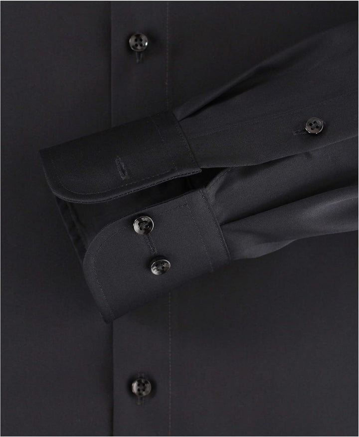 CASAMODA Businesshemd extra Langer Arm 72cm Uni Comfort Fit Standard 38 Schwarz, Standard 38 Schwarz