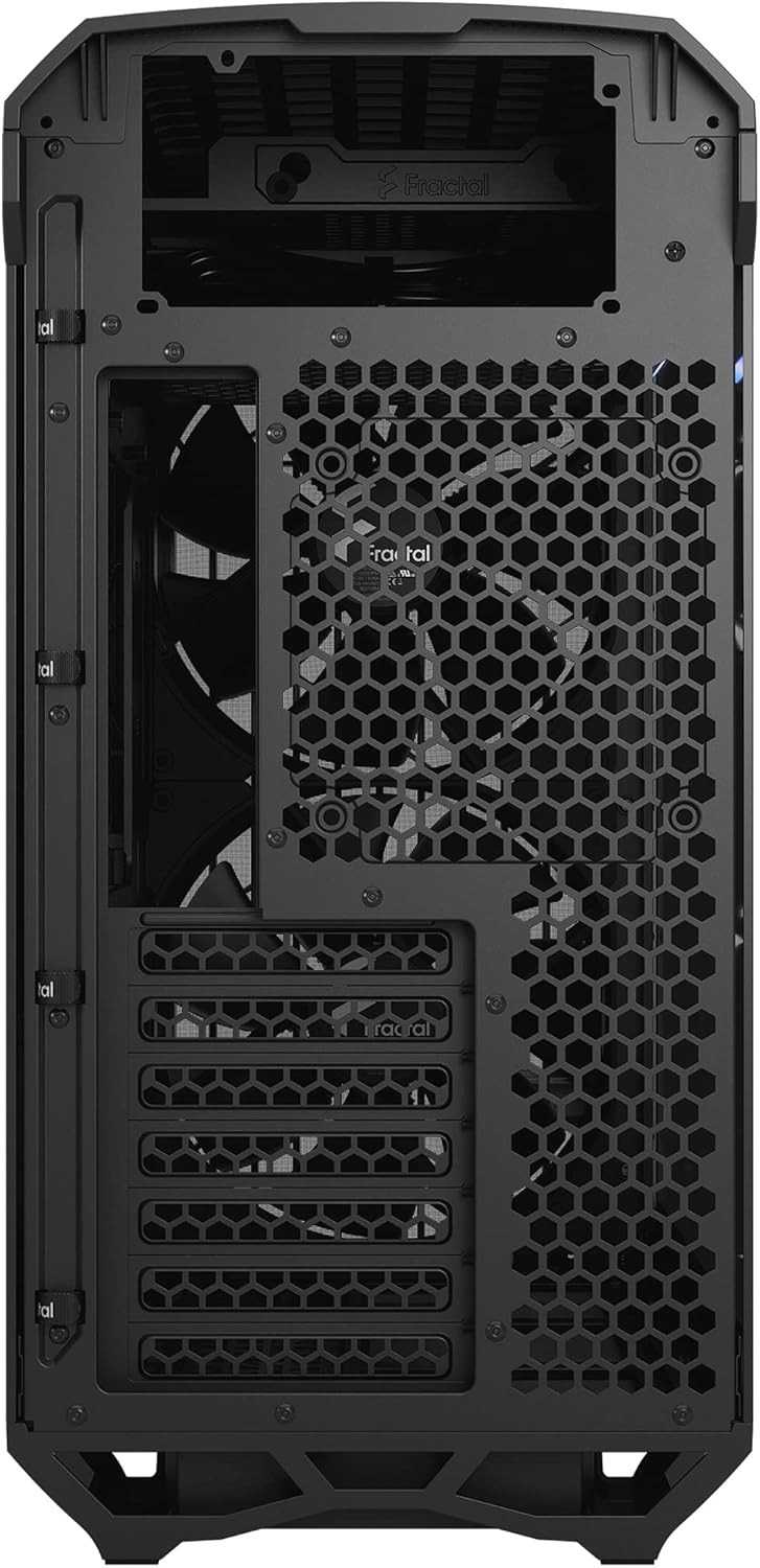 Fractal Design Torrent Compact Black - Dark Tint Tempered Glass Side Panels - Open Grille for Maximu
