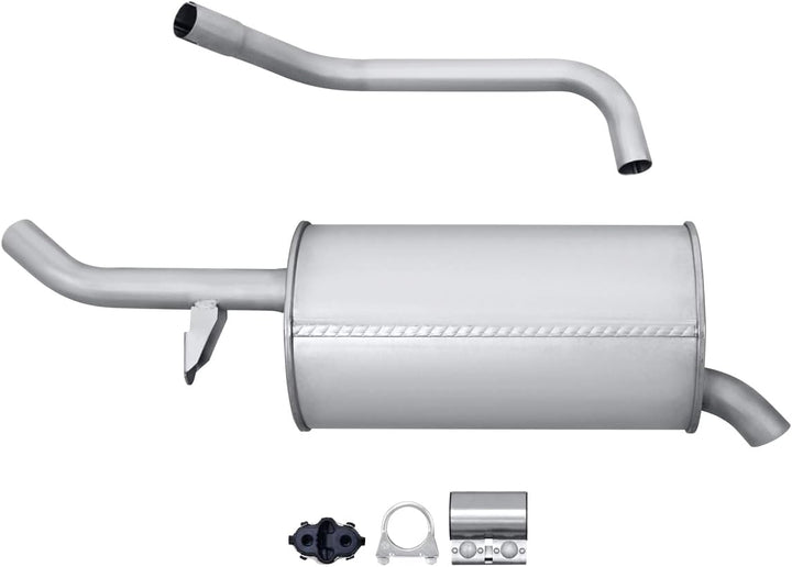 HELLA 8LD 366 034-871 Endschalldämpfer - Easy2Fit® Kit - hinten - zweiteilig - Set mit Anbauteilen