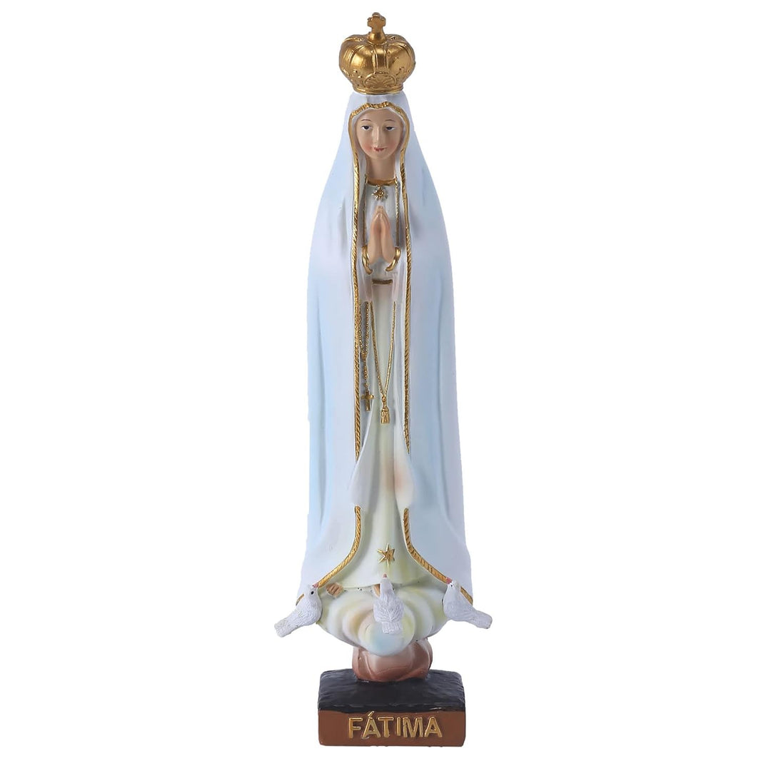 QIANLING 20,3 cm H Our Lady of Fatima Figuren, religiöse Geschenke, Our Lady of Fatima, Statue, kath