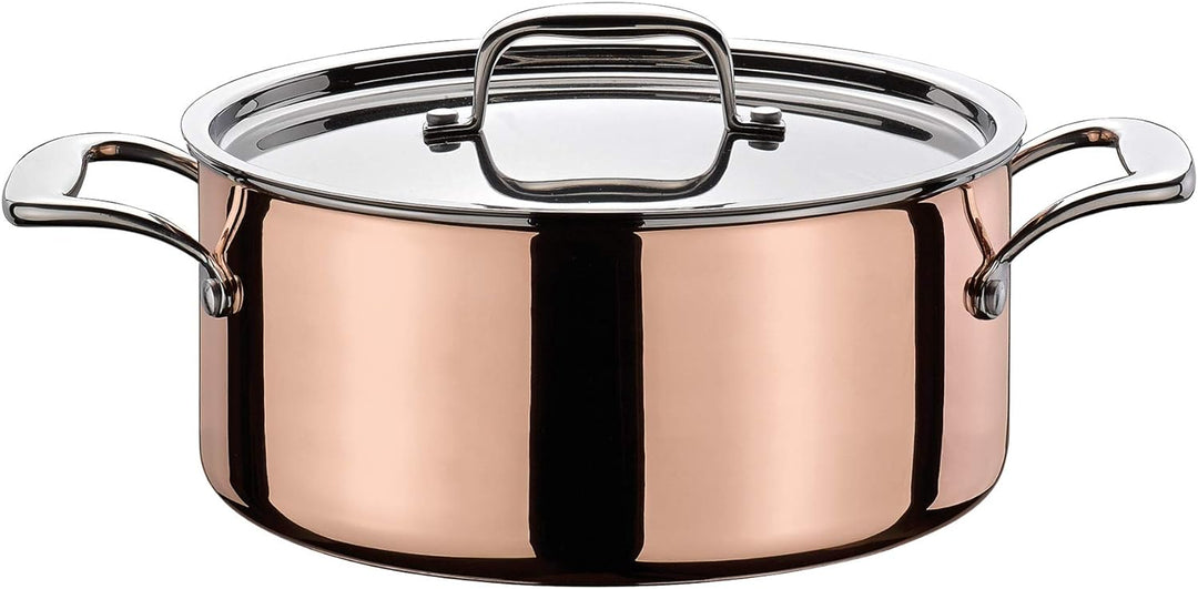 Spring Culinox Bratentopf Kupfer 24 cm Bratentopf niedrig 24 cm, Bratentopf niedrig 24 cm