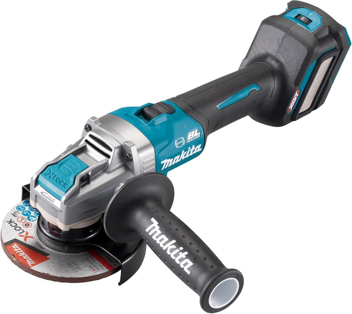 Makita GA041GZ Akku-Winkelschleifer 40V max. (ohne Akku, ohne Ladegerät), Petrol, Schwarz