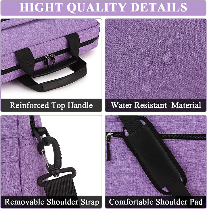 RAVUO Laptoptasche 39,6 cm (15,6 Zoll), wasserabweisend, Laptop, Büro, Aktentasche, stossfest, Messe