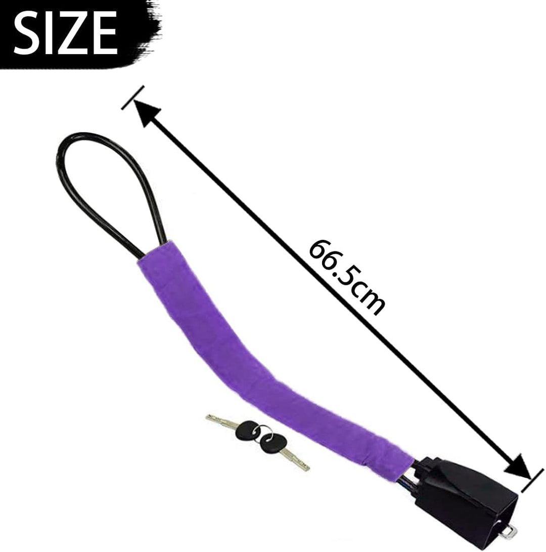 CGEAMDY Lenkradschloss für Auto, Bremspedal Kupplungsschloss, Universelle Diebstahlsicherung, Stabil