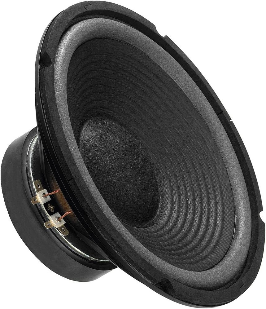 MONACOR SP-252E Hi-Fi Tiefmitteltöner, kompaktes Chassis ist ideal geeignet für den Einbau in EIN Bo