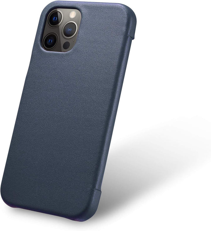 Mobiskin Hülle kompatibel mit Apple iPhone 12 PRO MAX (6,7 Zoll), Handyhülle mit echtem Leder, Case,