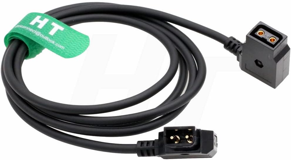 HangTon D-tap Verlängerungskabel für Anton-Bauer IDX V-Mount Gold Mount Akku (3 m) 3m, 3m