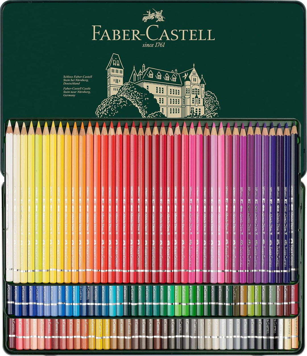 FABER-CASTELL 117511 - Aquarellstift Albrecht Dürer, 120er Metalletui 120er Metalletui - Single, 120
