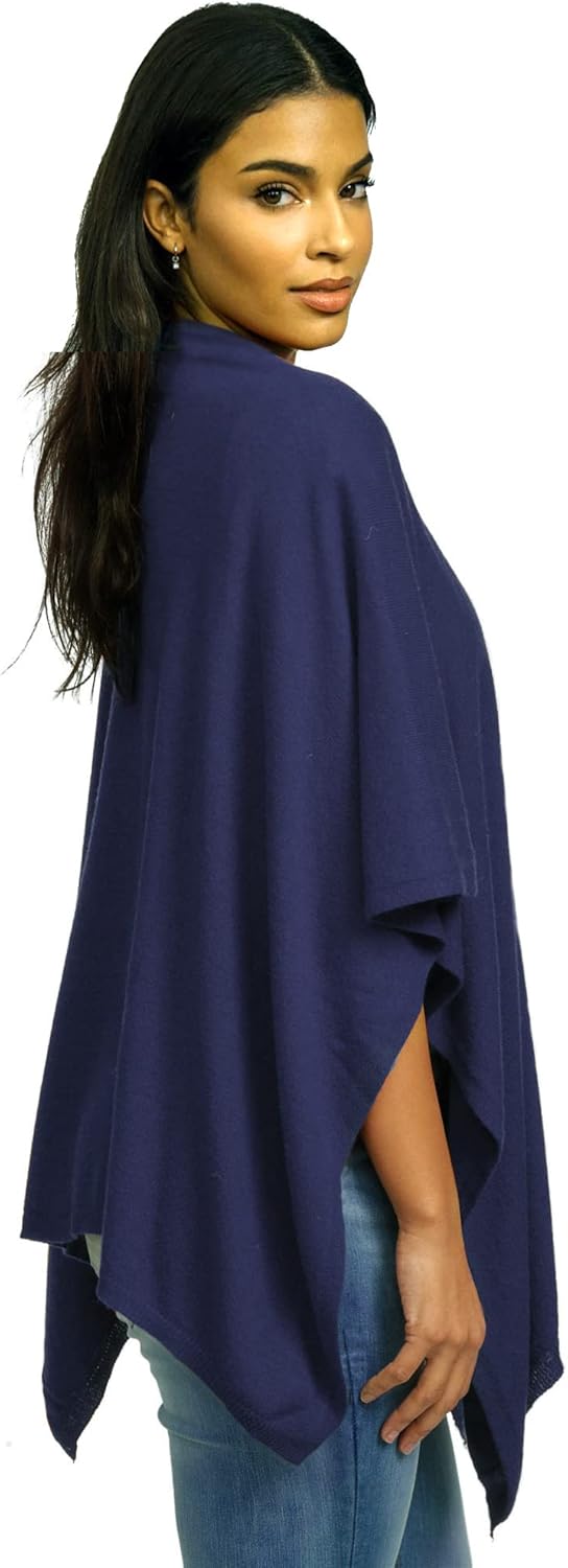 Damen Poncho,Schal Pullover, Lange Strickjacke, Strickpullover, Mantel,XXL Umhängetuch,Tunika für So