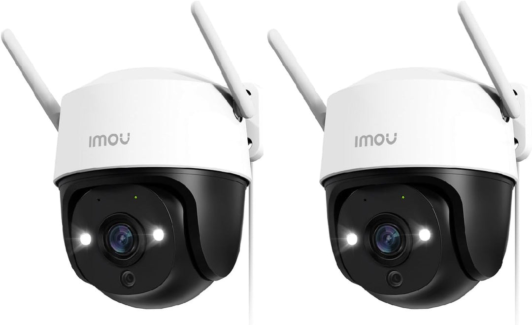 Imou 2K Überwachungskamera Aussen mit AI Personen-/Fahrzeugerkennung, 360° PTZ WLAN Kamera Outdoor,