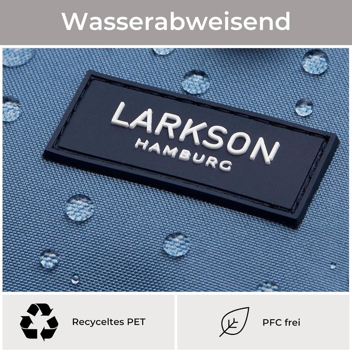 LARKSON Fahrradtaschen für Gepäckträger Damen & Herren Blau - Tammo Bike - 2 in 1 Fahrrad Tasche Ruc