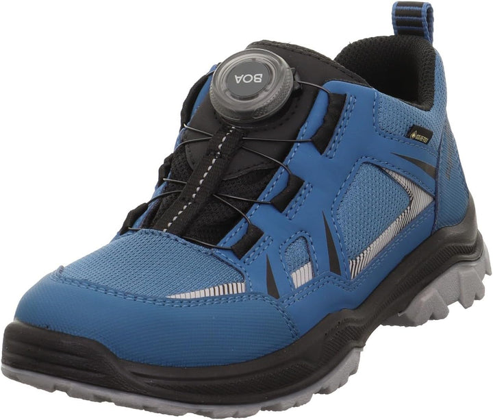 Superfit Jungen Jupiter Sneaker 32 EU Weit Blau Schwarz 8080, 32 EU Weit Blau Schwarz 8080