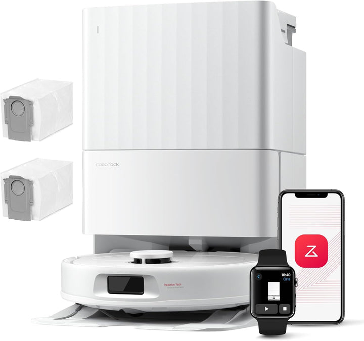 roborock Qrevo Serie Saugroboter mit Wischfunktion, 8000Pa Saugkraft(verbessert von Qrevo S), Anti-V