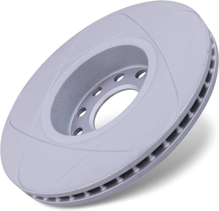 ATE Bremsenset Vorderachse inkl. Power Disc Bremsscheiben Vorne Ø 288 mm Belüftet und Ceramic Bremsb