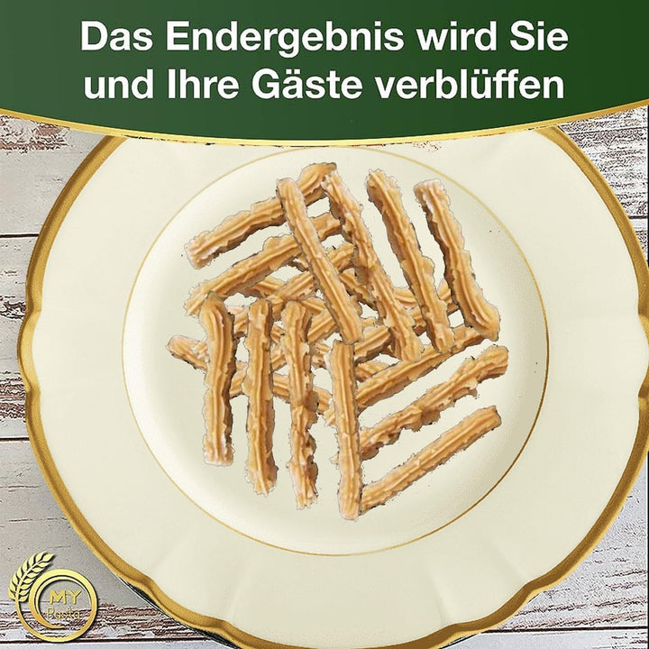 MY PASTA Churros/Spritzgebäck Zubehör geeigent für Kitchenaid Pastamaker Nudelmaschine Pasta Disc ko