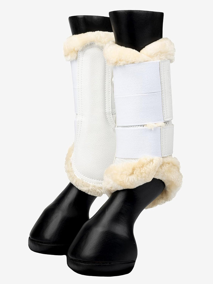 LeMieux Unisex Capella Bürstenstiefel Medium Weiss, Medium Weiss