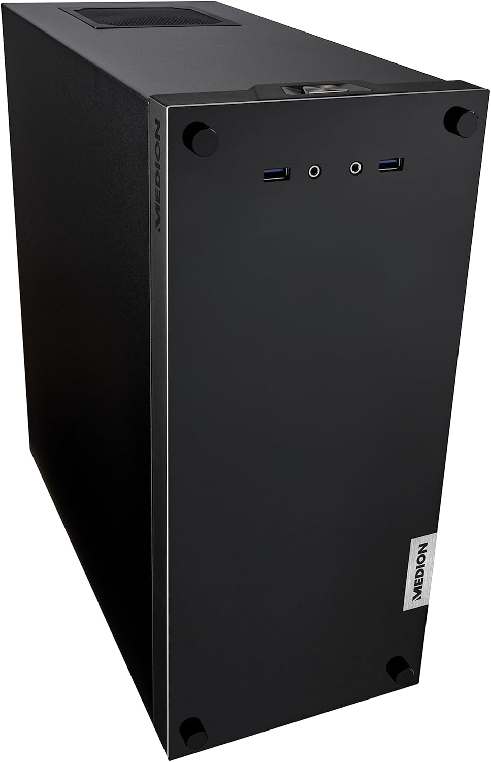 MEDION E42028 Desktop PC (Intel Core i3-12100, 8GB DDR4 RAM, 512GB SSD, WLAN, Win 11 Home)