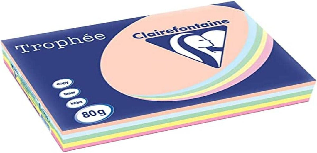 Clairefontaine 1707C - Ries mit 500 Blatt Druckerpapier / Kopierpapier Trophée, DIN A3 (29,7x42 cm),
