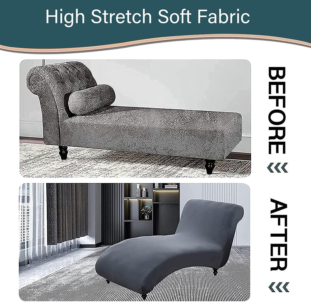 CHNSHOME Chaiselongues Schonbezüge für Wohnzimmer Chaiselongue Abdeckung Stretch Liegesessel Schonbe