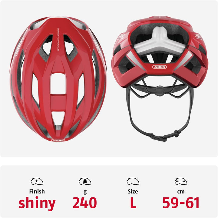ABUS Rennradhelm StormChaser - Leichter und komfortabler Fahrradhelm für professionellen Radsport fü