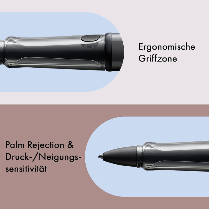 LAMY AL-star black EMR Stylus digitales Schreibgerät in der Farbe schwarz aus Aluminium, mattschwarz