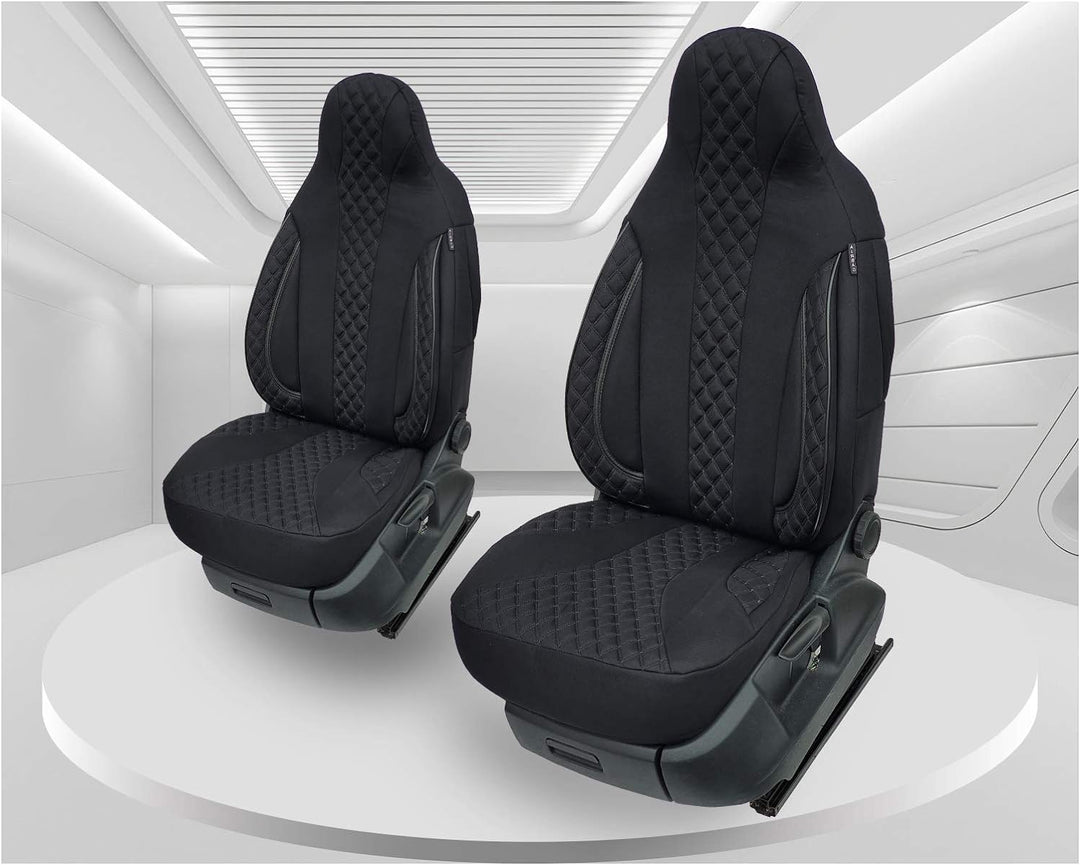 BREMER SITZBEZÜGE Mass Piloten Auto Schonbezüge kompatibel mit Seat Arona Fahrer & Beifahrer ab 2017
