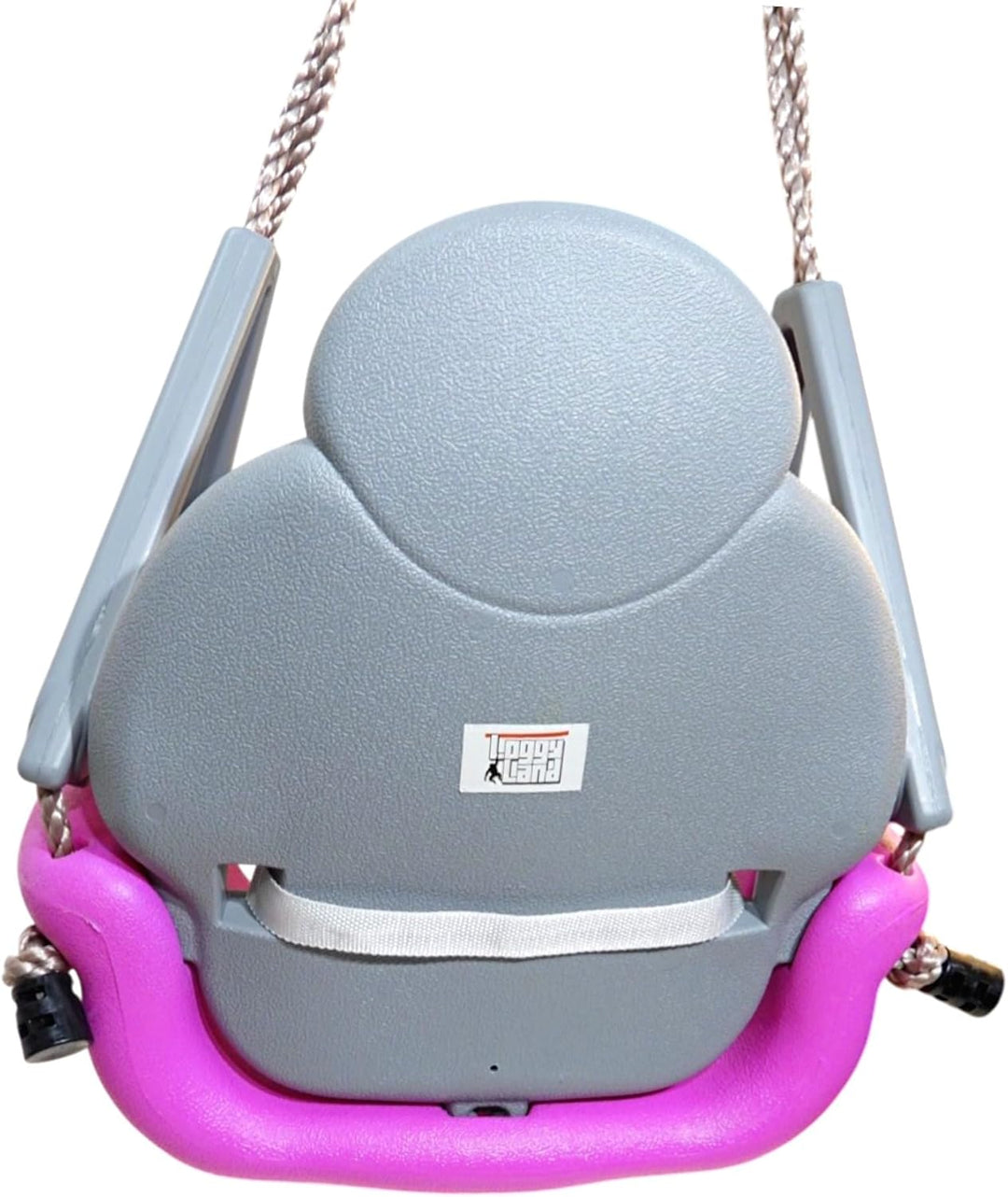 Mitwachsender Babyschaukelsitz 3in1 von 3 bis 12 Jahre I Kleinkind I mitwachsend I grau pink I Klein