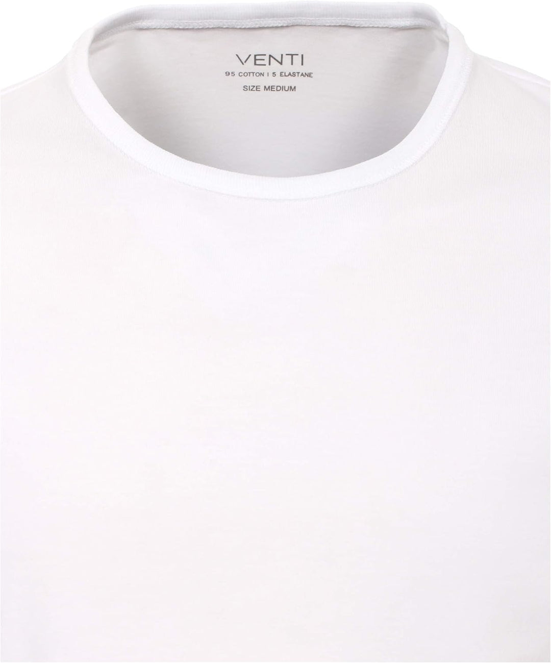 Venti Herren T-Shirt Halbarm Doppelpack 012500 Pflegeleicht XS Weiss, XS Weiss