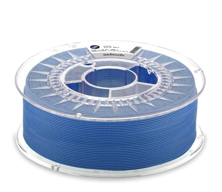 extrudr® XPETG MATT ø1.75mm (1kg) 'BLAU' - 3D Drucker Filament - Made in Austria - höchste Qualität