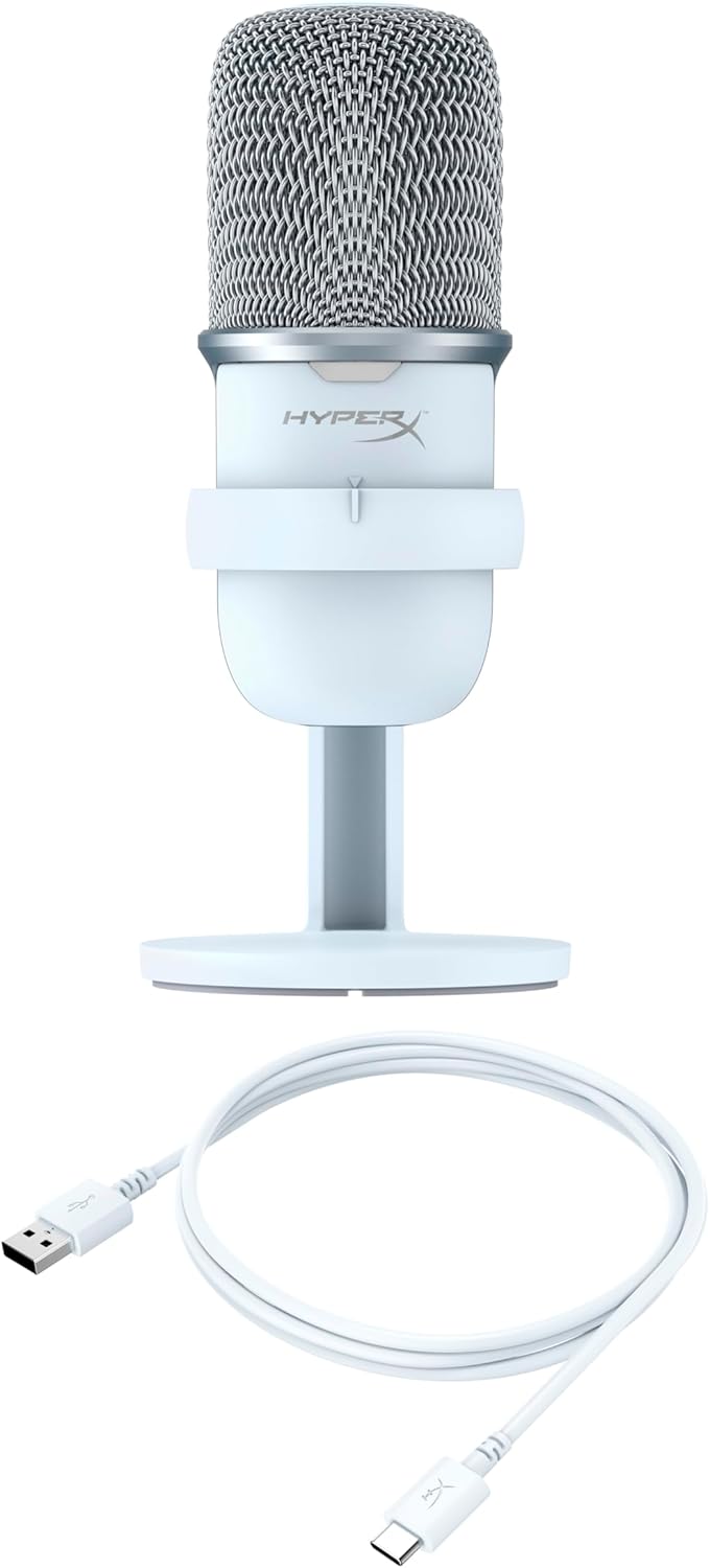 HyperX SoloCast - USB-Kondensator-Gaming-Mikrofon, für PC, PS5, PS4, und Mac, Tap-to-mute-Sensor, Ni
