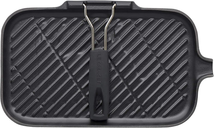 Le Creuset Gusseisen-Grillpfanne, , Schwarzmatt, 20049000000400 36 cm Rechteckig, 36 cm Rechteckig