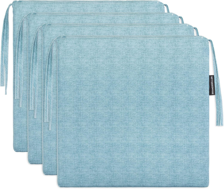 Brandsseller Sitzkissen Stuhlkissen Sitzauflage Stuhlauflage - Uni Farben mit 4 Kordelbändern für si