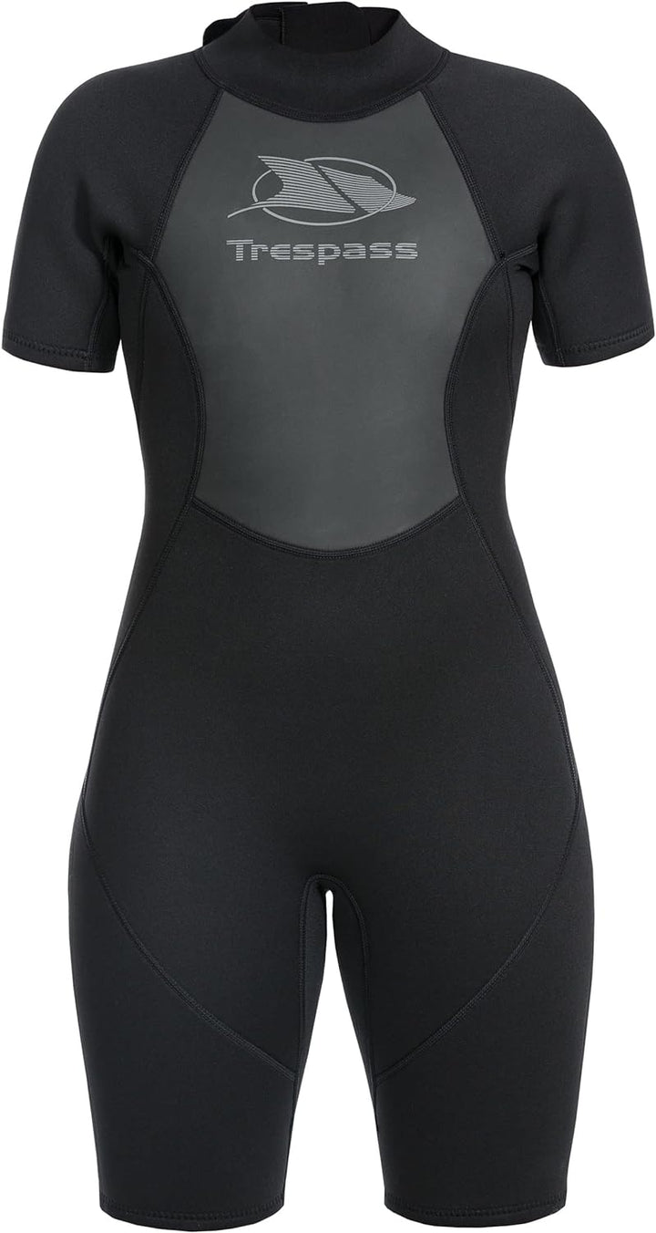 Trespass scubadive Damen Kurz Neoprenanzug M Schwarz, M Schwarz