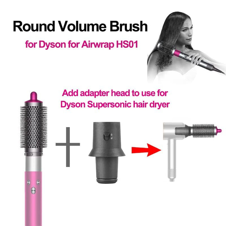 Runde Volumenbürste für Dyson für Airwrap HS01 Multi-Styler Teilenummer 969489-01 für Limp Flat Hair